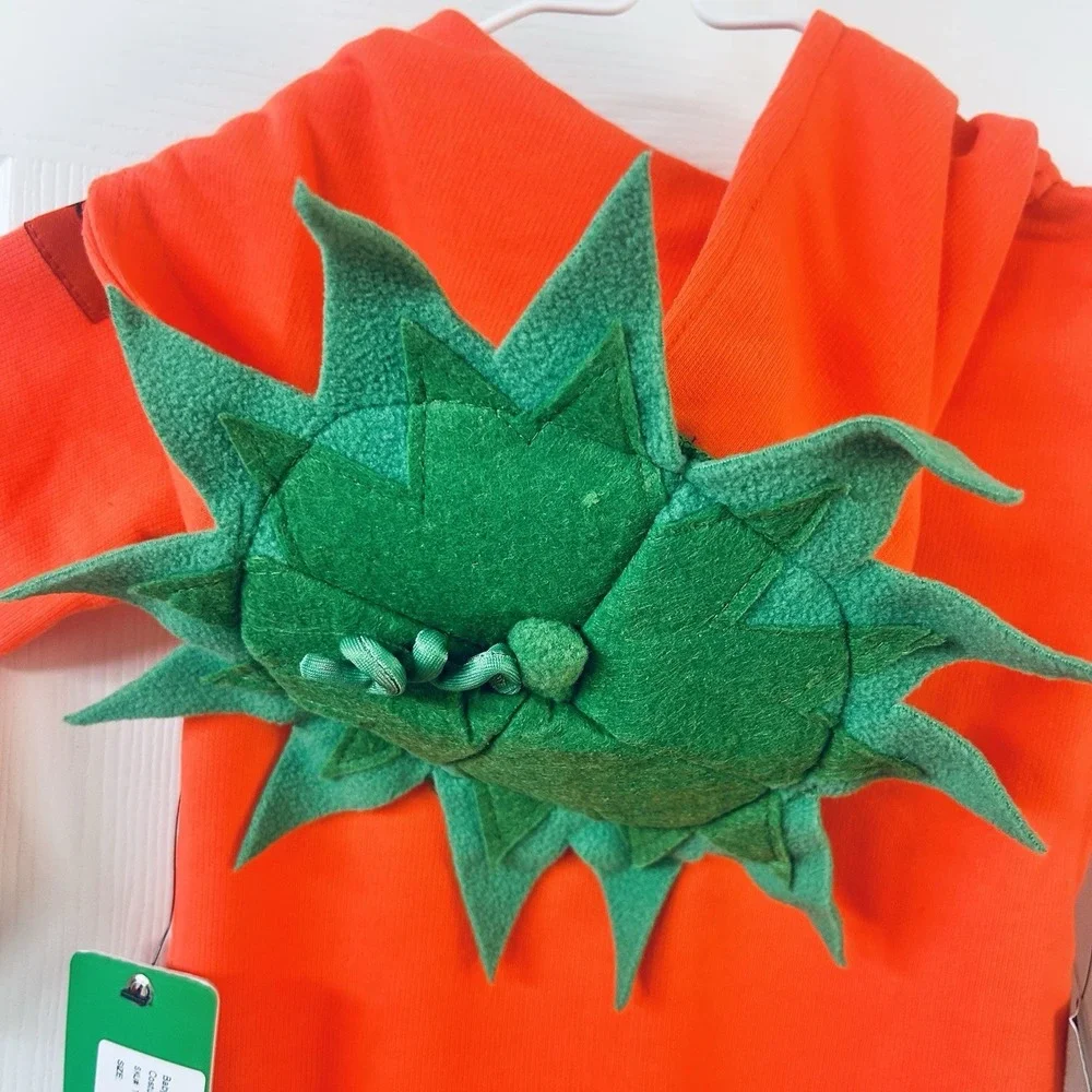 Halloween Pumpkin Costume Tipsy Elves NWT 12 Months Baby New! Hood & Pockets AAA